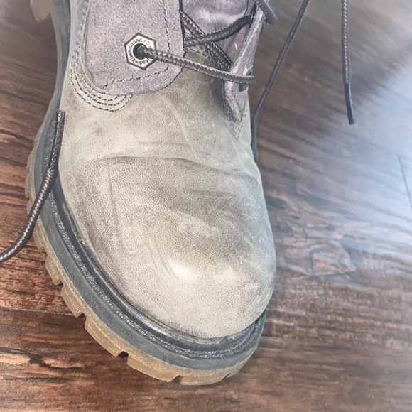Grey Timberlands GUC size 7 - Picture 8 of 10